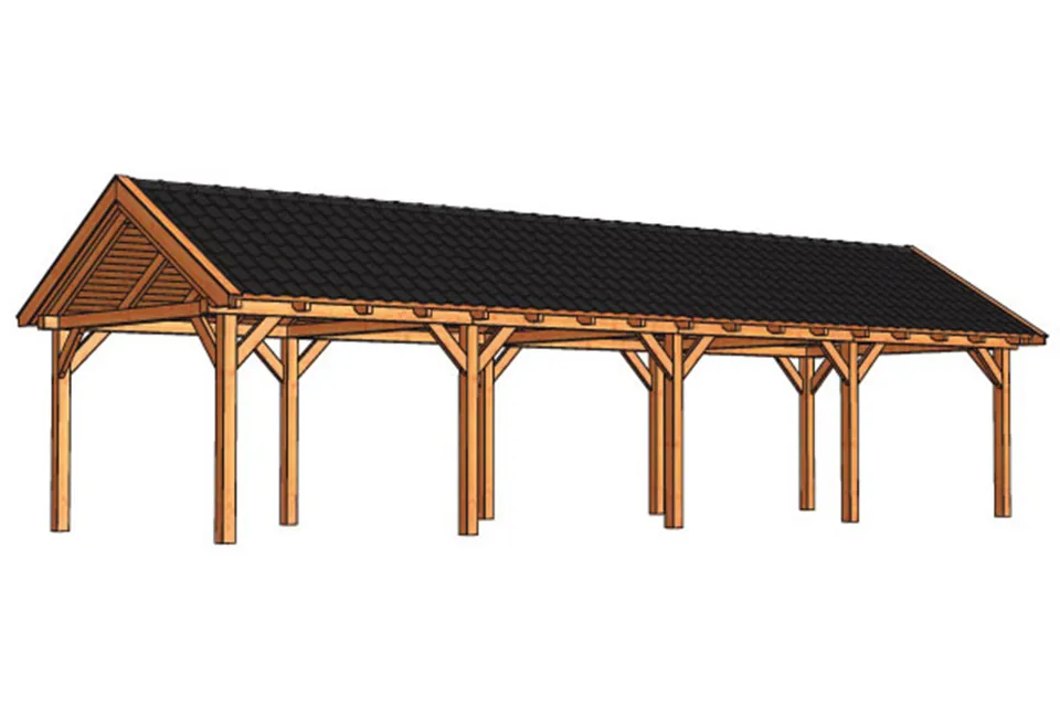 Tuinhuis / Blokhut Trendhout Buitenverblijf Zadeldak XL 12170mm A Tuinhuis / Blokhut Trendhout Buitenverblijf Zadeldak XL 12170mm A