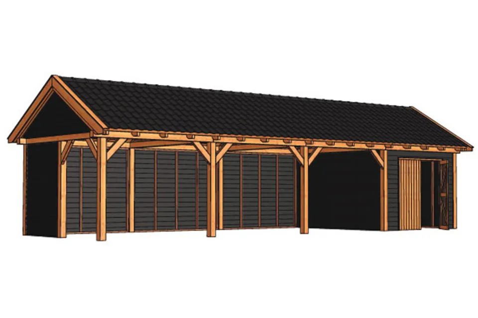 Tuinhuis / Blokhut Trendhout Buitenverblijf Zadeldak XL 12170mm C Tuinhuis / Blokhut Trendhout Buitenverblijf Zadeldak XL 12170mm C