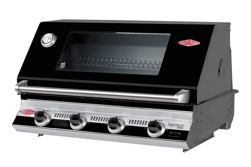 Beefeater | Inbouw BBQ | Signature 3000E 4 Brander | Zwart Beefeater | Inbouw BBQ | Signature 3000E 4 Brander | Zwart