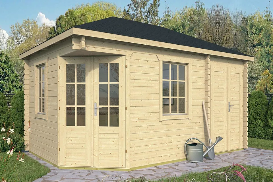 Tuindeco | Tuinhuis Agnes met Aanbouw Tuindeco | Tuinhuis Agnes met Aanbouw