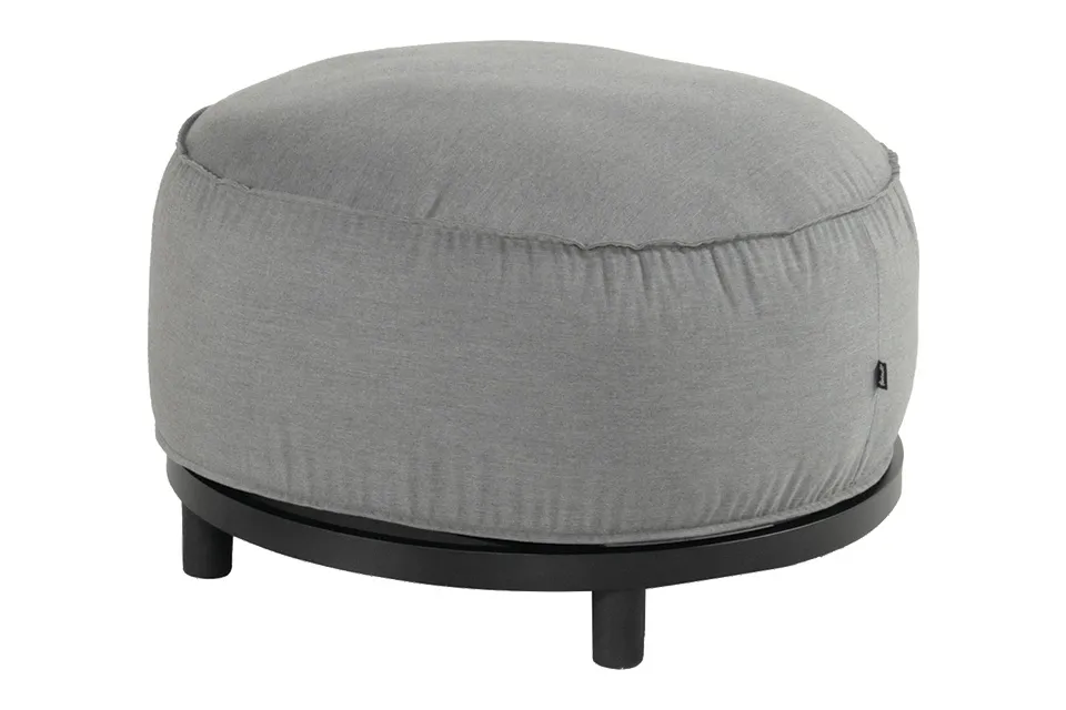 Hartman | Emma Round Voetenbank | Mid Grey