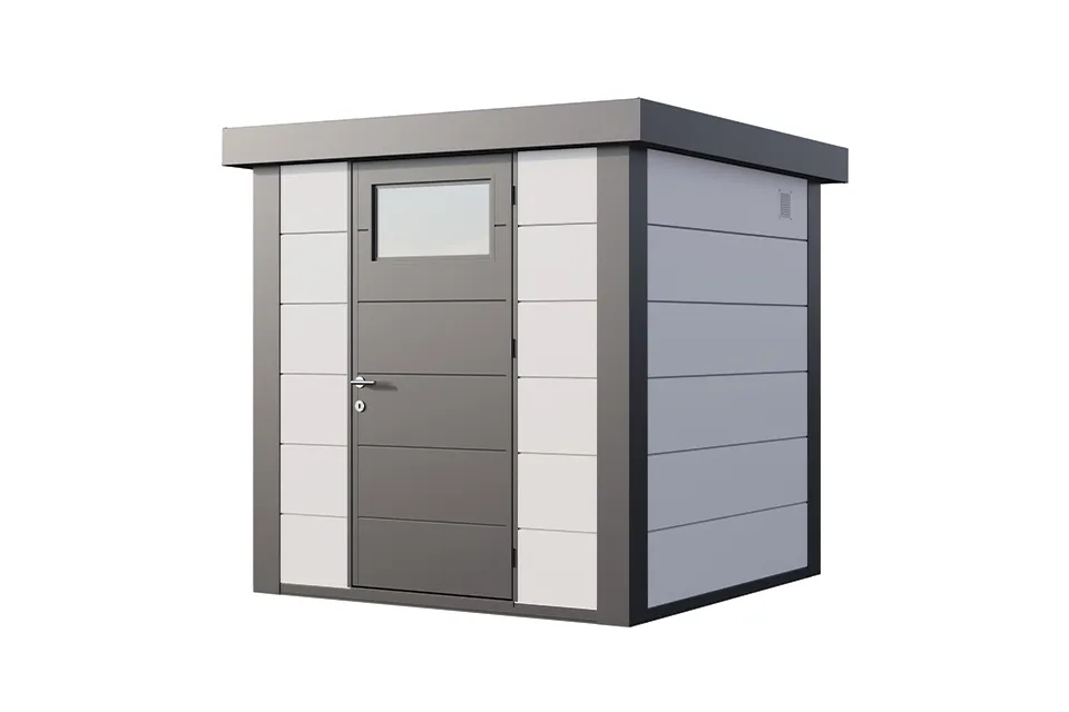 Telluria | Tuinhuis Eleganto 2121 | Wit-Antraciet