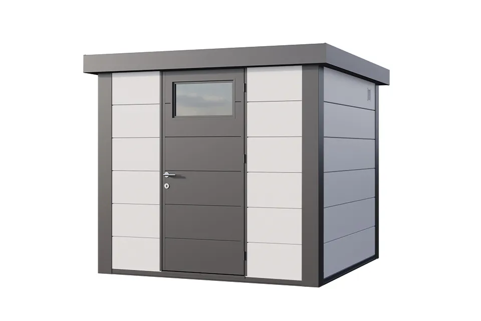 Telluria | Tuinhuis Eleganto 2424 | Wit-Antraciet
