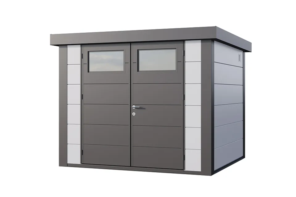 Telluria | Tuinhuis Eleganto 2724 | Wit-Antraciet
