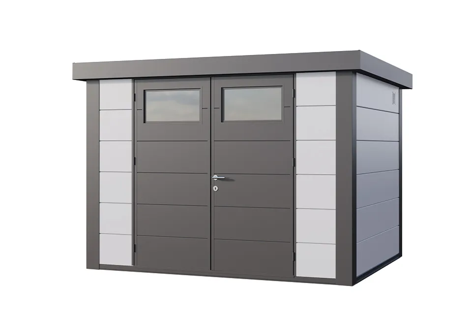 Telluria | Tuinhuis Eleganto 3024 | Wit-Antraciet