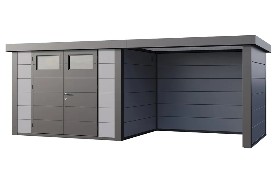 Telluria | Tuinhuis Eleganto 3024 met Overkapping Lounge Small | Rechts | Lichtgrijs Telluria | Tuinhuis Eleganto 3024 met Overkapping Lounge Small | Rechts | Lichtgrijs