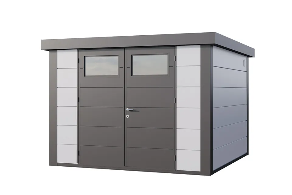 Telluria | Tuinhuis Classico 3030 | Wit-Antraciet