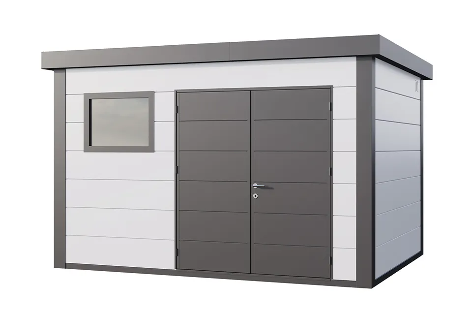 Telluria | Tuinhuis Eleganto 3930 PLUS | Wit-Antraciet Telluria | Tuinhuis Eleganto 3930 PLUS | Wit-Antraciet