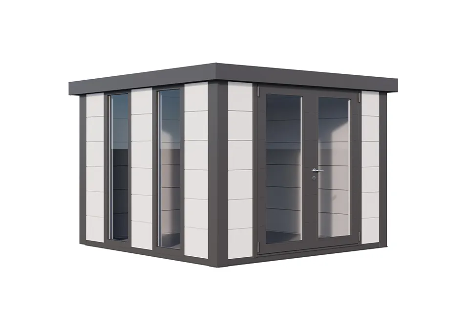 Telluria | Tuinhuis Luminato 3030 | Wit-Antraciet Telluria | Tuinhuis Luminato 3030 | Wit-Antraciet