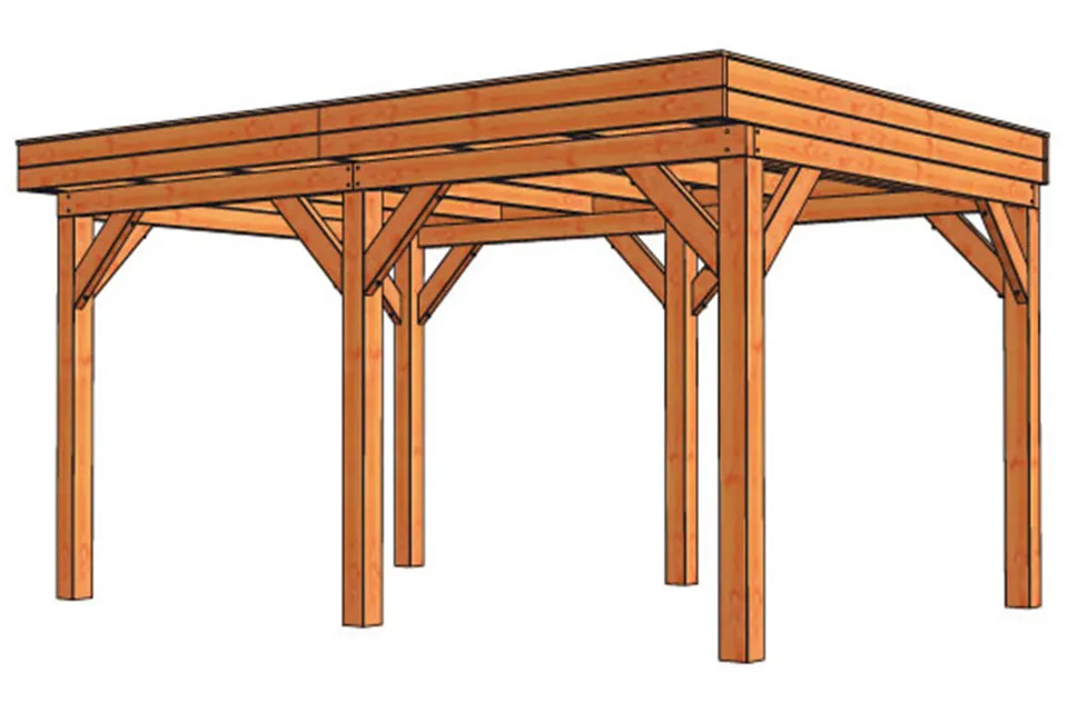 Tuinhuis / Blokhut Trendhout Buitenverblijf Refter L 4750mm A Tuinhuis / Blokhut Trendhout Buitenverblijf Refter L 4750mm A