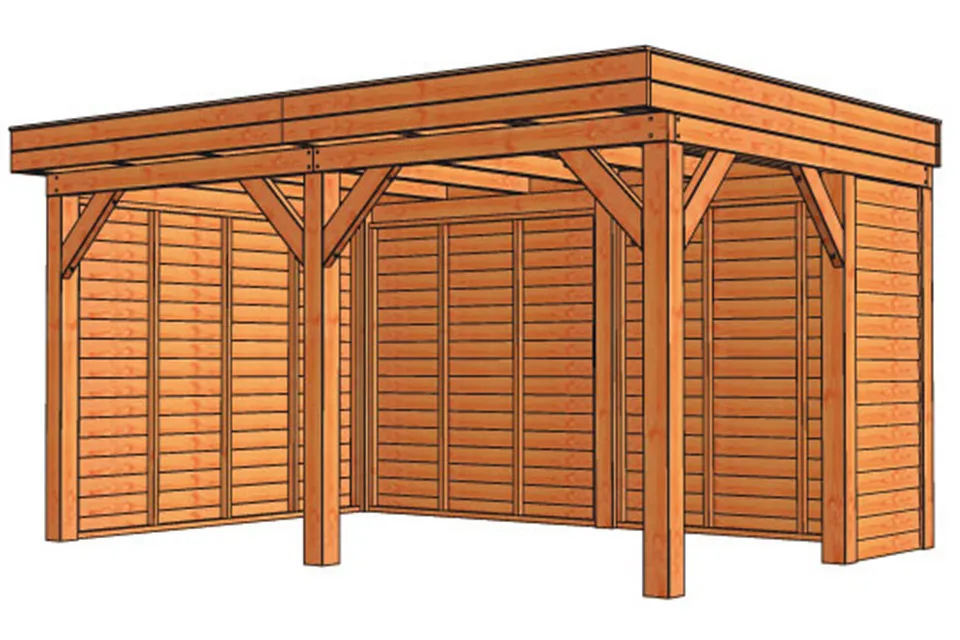 Tuinhuis / Blokhut Trendhout Buitenverblijf Refter L 4750mm D Tuinhuis / Blokhut Trendhout Buitenverblijf Refter L 4750mm D