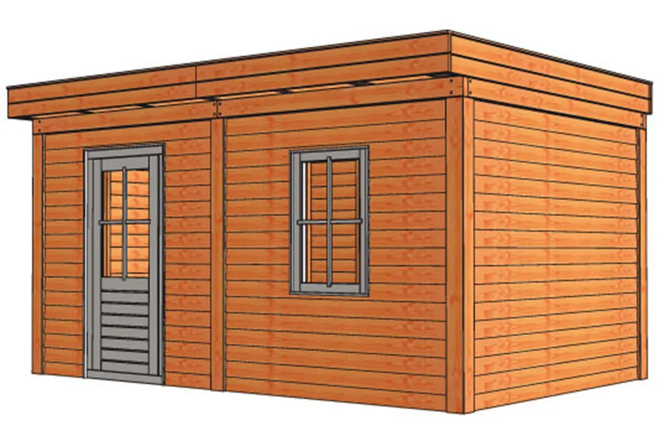 Tuinhuis / Blokhut Trendhout Buitenverblijf Refter L 4750mm F Tuinhuis / Blokhut Trendhout Buitenverblijf Refter L 4750mm F