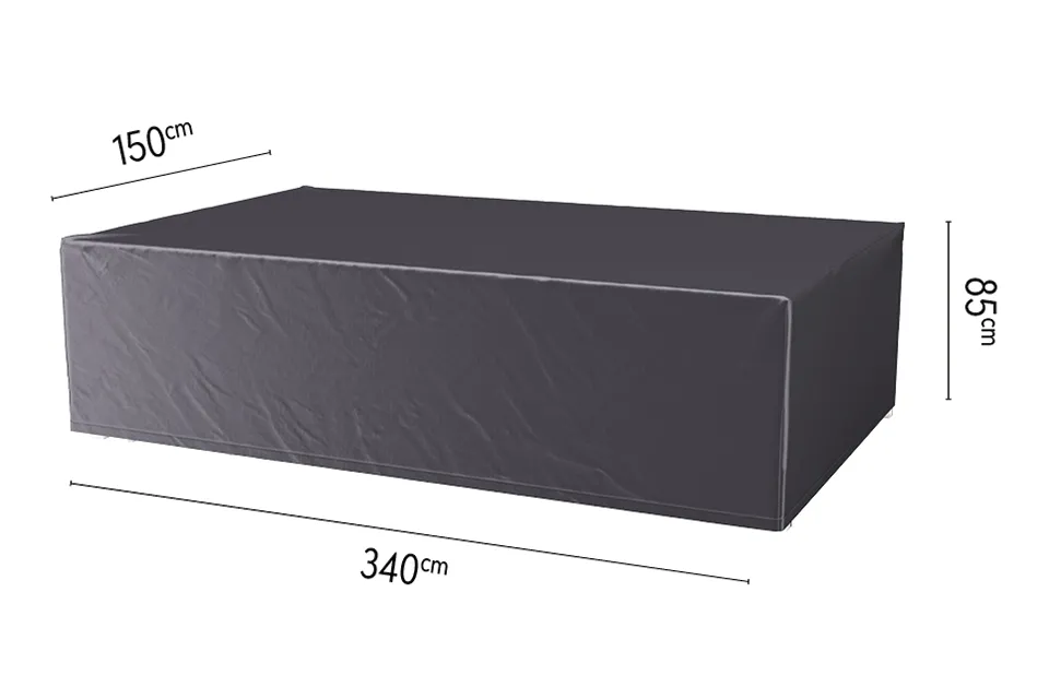 AeroCover | Tuinsethoes 340 x 150 x 85(h) cm AeroCover | Tuinsethoes 340 x 150 x 85(h) cm