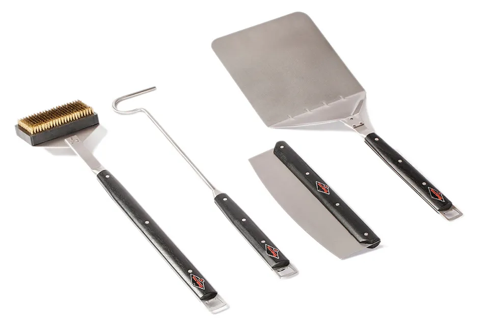 Fornetto Forno-Attrezzi BBQ keukengerei set, 4-delig