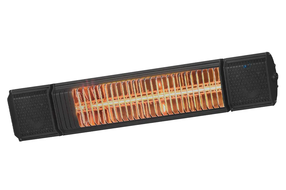 Eurom | Heat and Beat Zwart | Infrarood Verwarming Eurom | Heat and Beat Zwart | Infrarood Verwarming