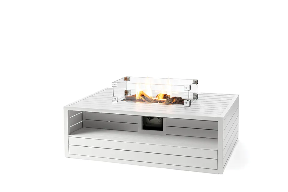Happy Cocooning | Terrashaard Rechthoek Aluminium | Wit Happy Cocooning | Terrashaard Rechthoek Aluminium | Wit