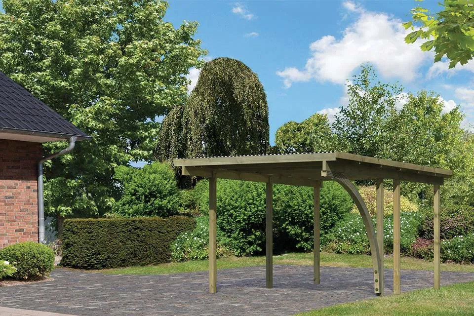 Karibu | Enkele Carport Eco 1 | Variant B Karibu | Enkele Carport Eco 1 | Variant B