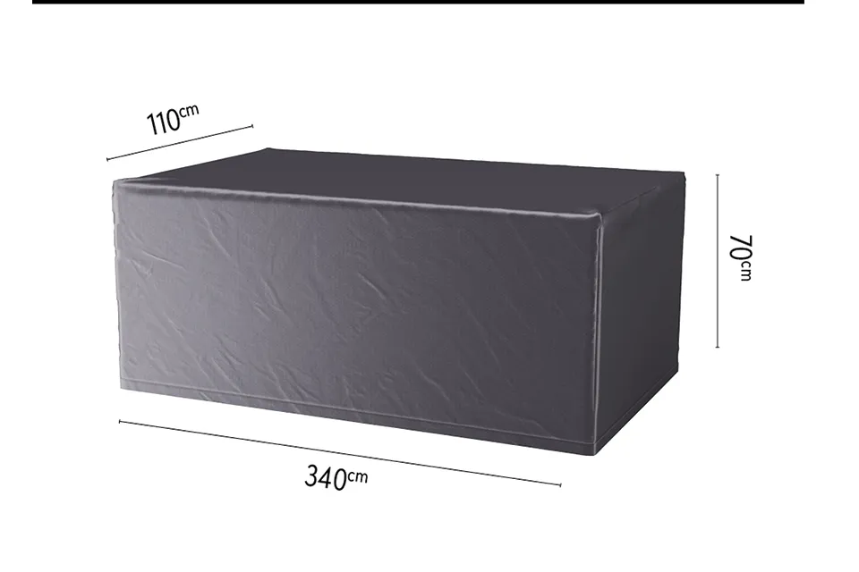 AeroCover | Tafelhoes 340 x 110 x 70(h) cm AeroCover | Tafelhoes 340 x 110 x 70(h) cm