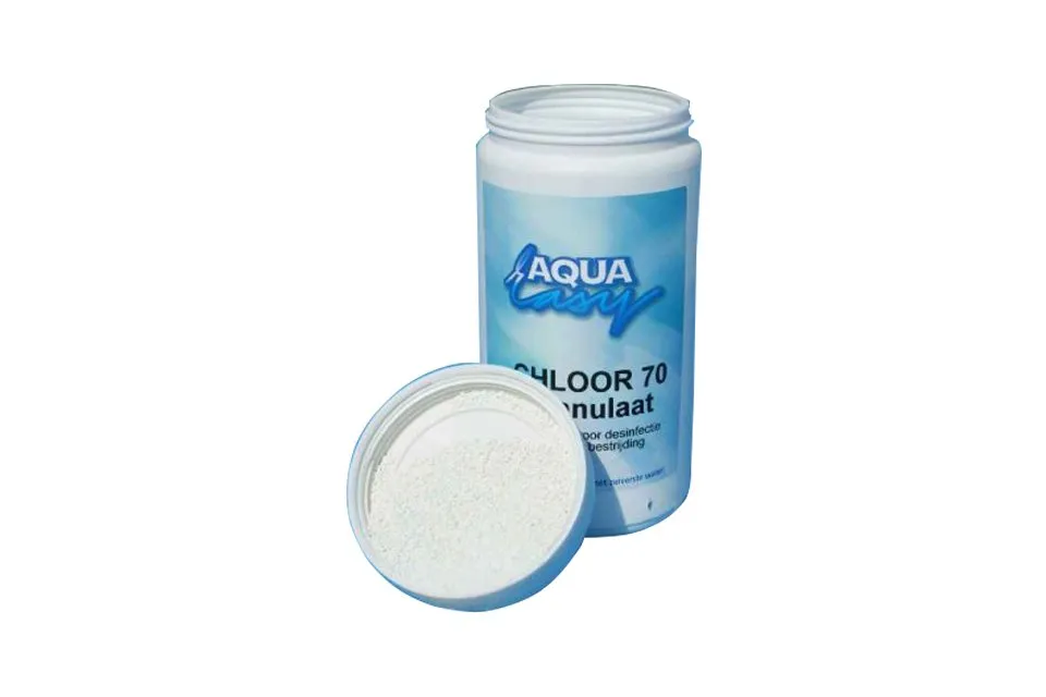 Aqua Easy | Chloor 70% Granulaat | Pot 1 kilo Aqua Easy | Chloor 70% Granulaat | Pot 1 kilo
