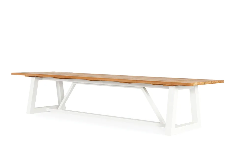 SUNS | Tuinbank Ovada 340 x 40 cm | NNT | Matt White