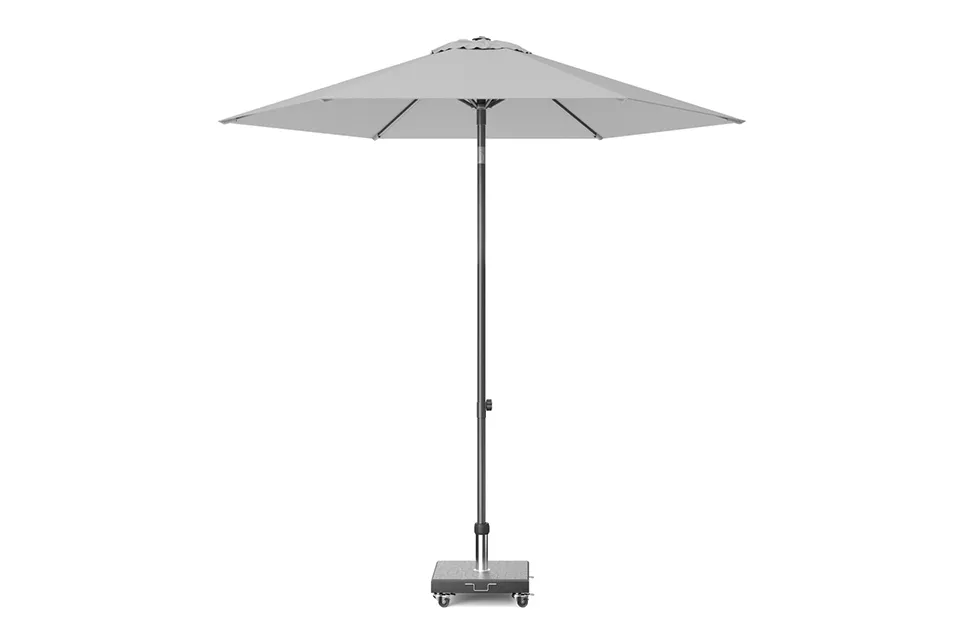 Platinum Parasol Lisboa Ø250 cm Light Grey