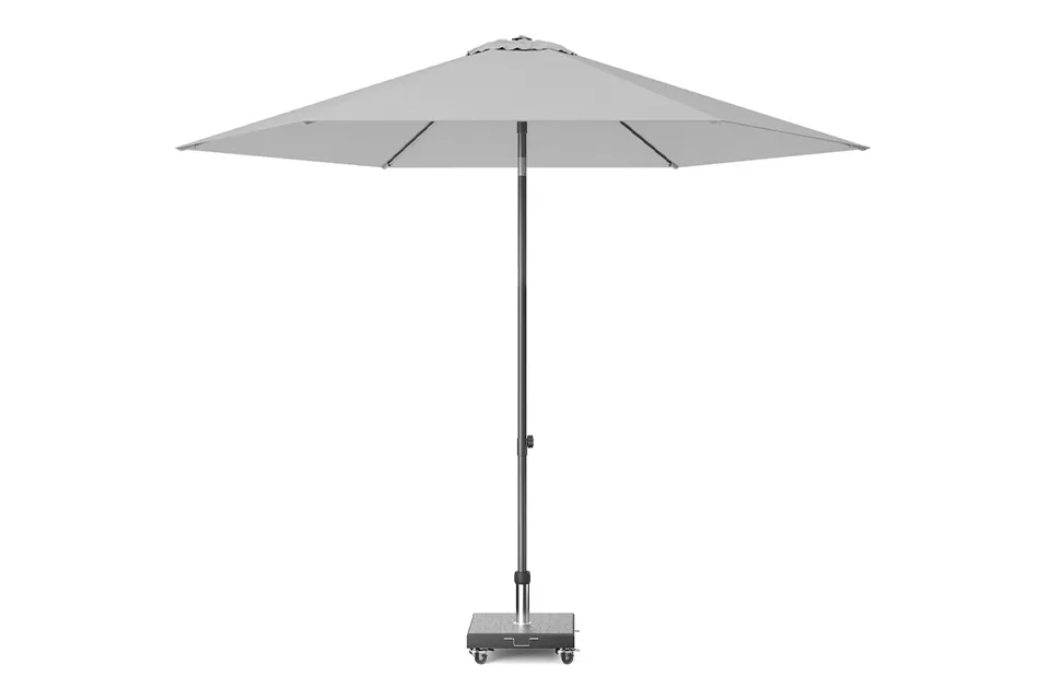 Platinum Parasol Lisboa Ø300 cm Light Grey