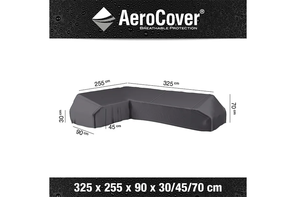 AeroCover | Loungesethoes 325 x 255 x 90 x 30-45-70(h) | L-Platform Links AeroCover | Loungesethoes 325 x 255 x 90 x 30-45-70(h) | L-Platform Links