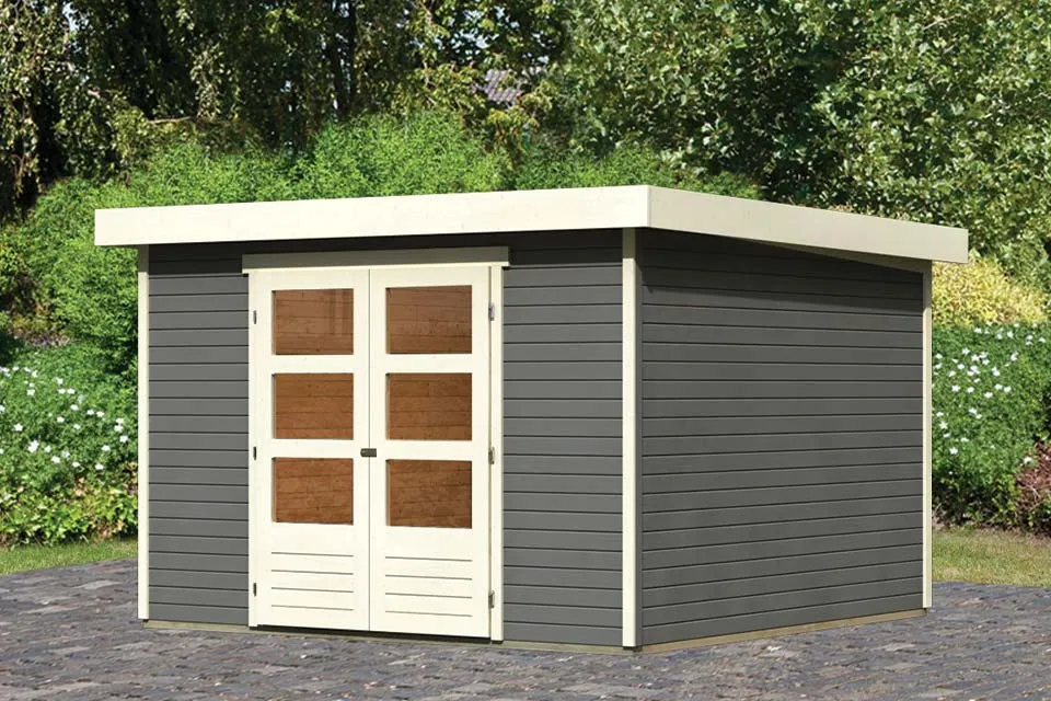 Woodfeeling | Tuinhuis Askola 6 | Terragrijs Woodfeeling | Tuinhuis Askola 6 | Terragrijs