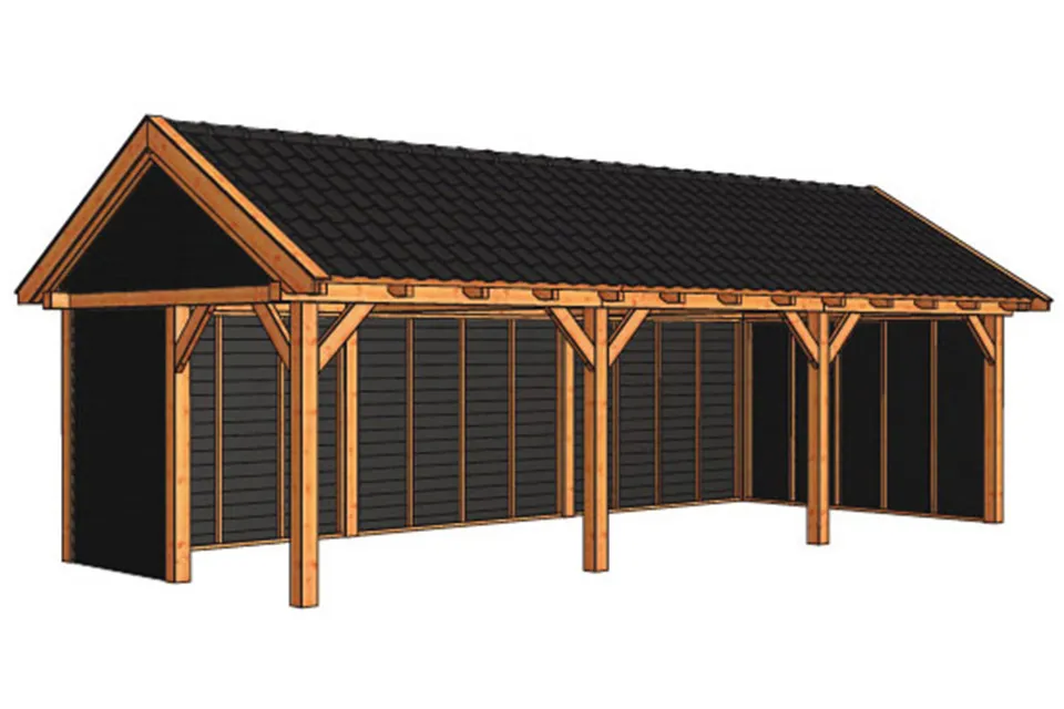 Tuinhuis / Blokhut Trendhout Buitenverblijf Zadeldak XL 9260mm B Tuinhuis / Blokhut Trendhout Buitenverblijf Zadeldak XL 9260mm B