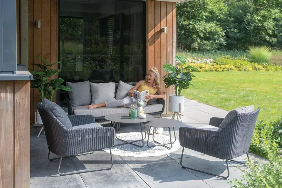 4 Seasons Outdoor | Loungeset Avila | Antraciet