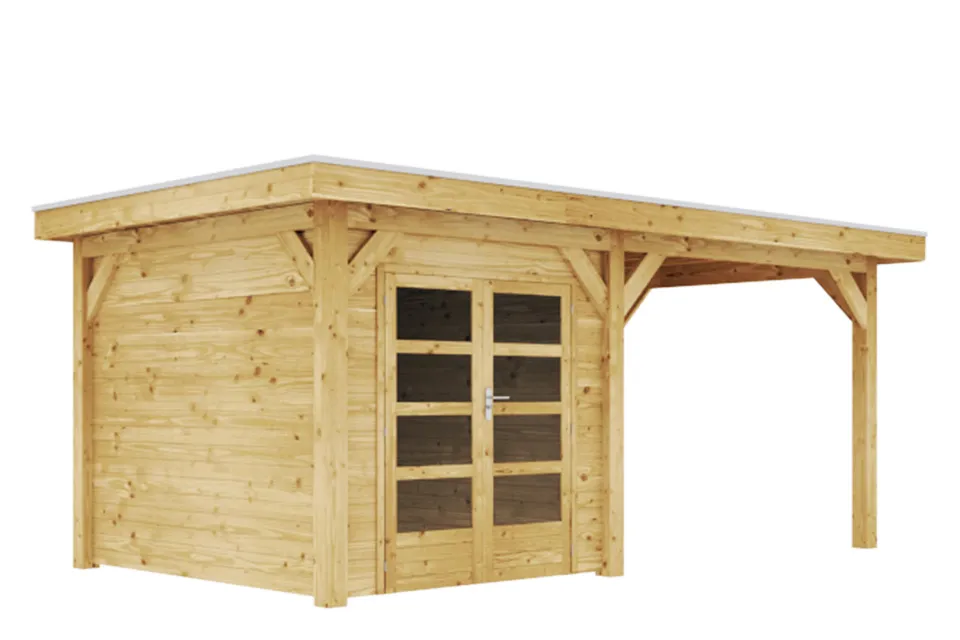 Duxwood | Tuinhuis Altdorf met Luifel 300 cm | Dubbele Deur