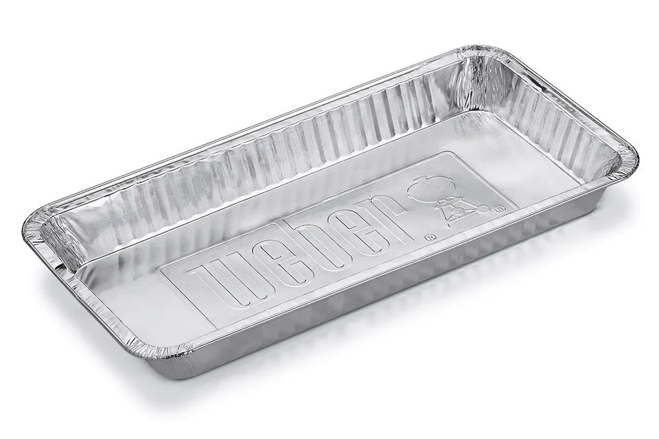 Weber | Aluminium Lekbakjes XL | Voor Ø 57cm | Set/5 Weber | Aluminium Lekbakjes XL | Voor Ø 57cm | Set/5