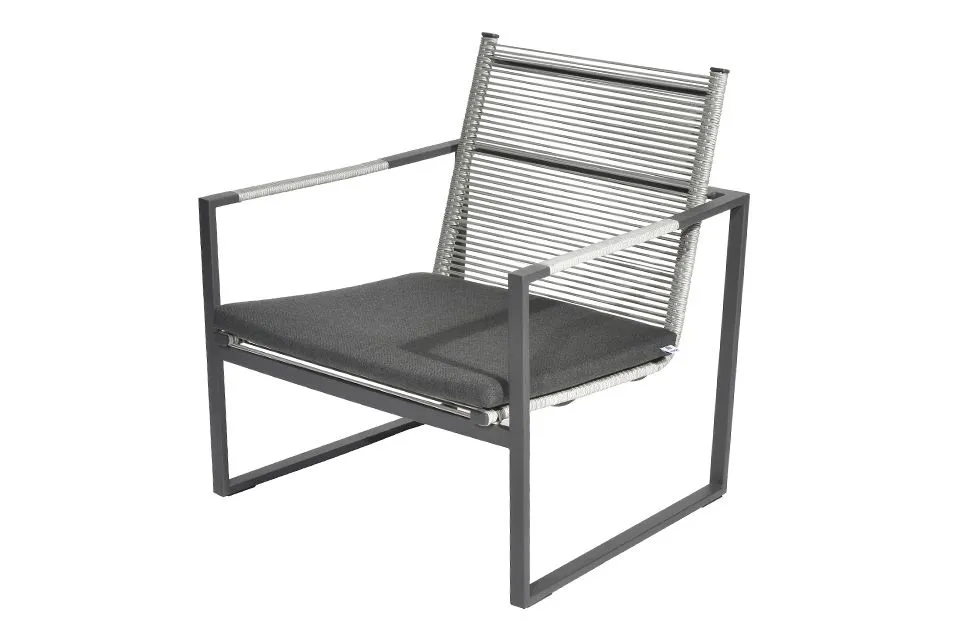 Borek Loungestoel Andria Iron Grey