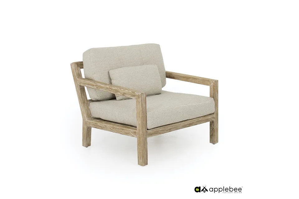 Apple Bee | Loungestoel Olive | Natural Oak