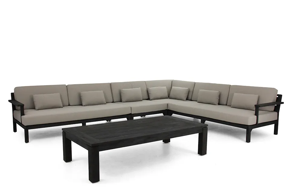 Apple Bee | Loungeset XXL-Factor | Black Teak Apple Bee | Loungeset XXL-Factor | Black Teak