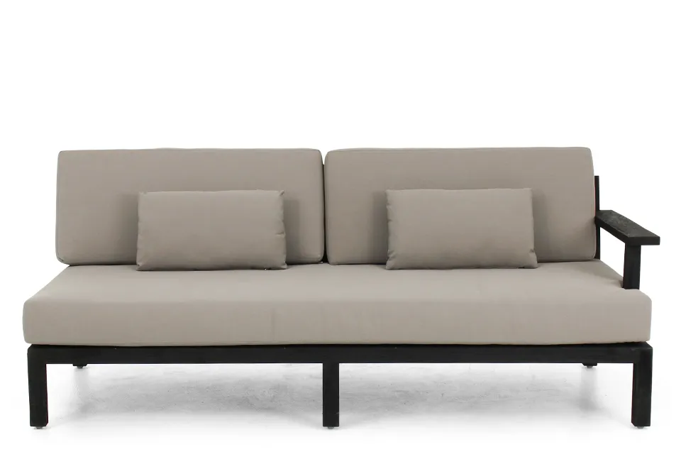 Apple Bee | Loungebank XXL-Factor 2-zits Links | Black Teak Apple Bee | Loungebank XXL-Factor 2-zits Links | Black Teak