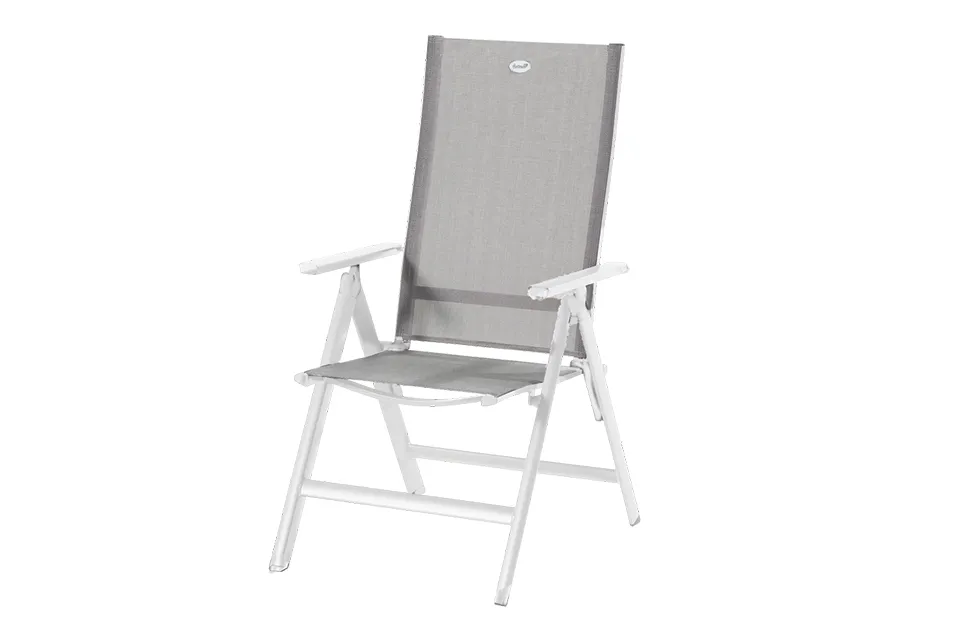 Hartman | Tuinstoel Aruba Verstelbaar| White Grey Hartman | Tuinstoel Aruba Verstelbaar| White Grey