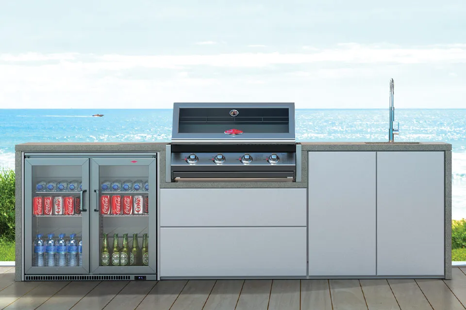 Beefeater | Buitenkeuken Element Harmony 4 Brander | Double Fridge, Sink & Tap Pack Modules c/w 1600