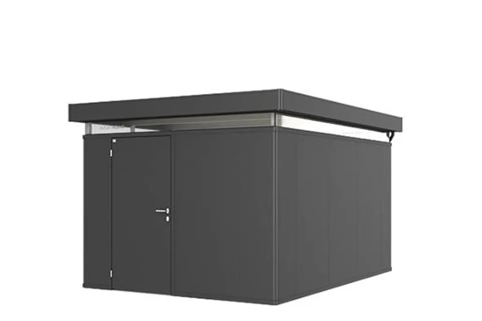 Biohort | Berging CasaNova 3 x 4 | Deur Linksdraaiend | Donkergrijs-Metallic Biohort | Berging CasaNova 3 x 4 | Deur Linksdraaiend | Donkergrijs-Metallic