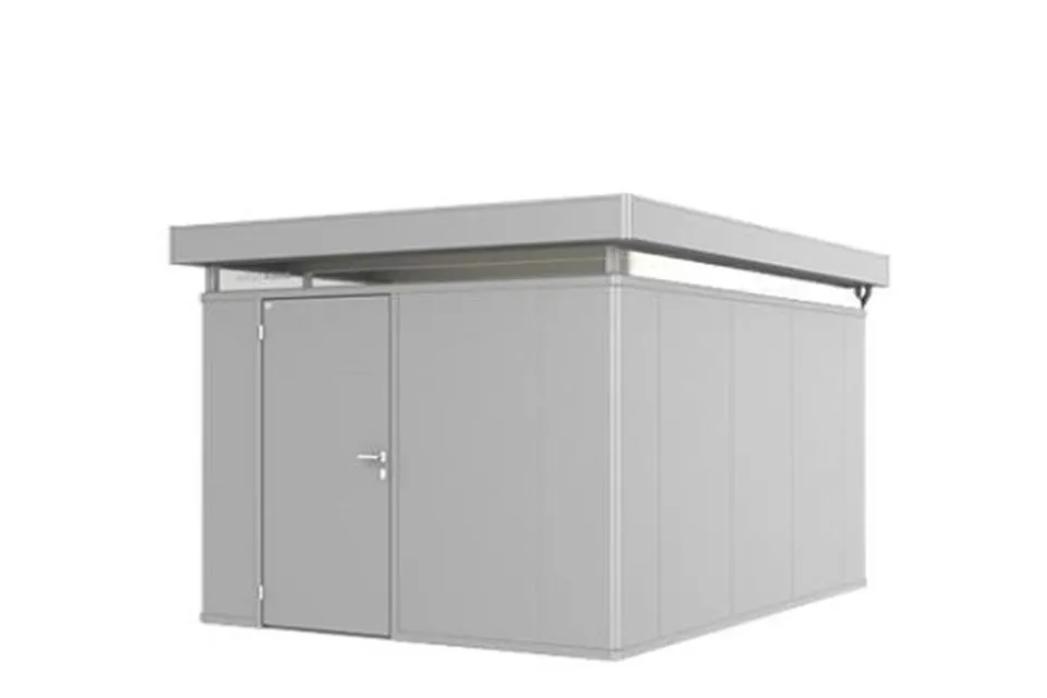 Biohort | Berging CasaNova 3 x 4 | Deur Linksdraaiend | Zilver-Metallic Biohort | Berging CasaNova 3 x 4 | Deur Linksdraaiend | Zilver-Metallic