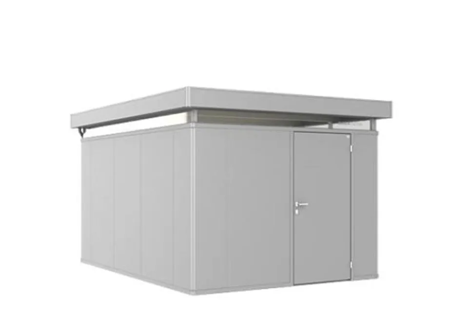 Biohort | Berging CasaNova 3 x 4 | Deur Rechtsdraaiend | Zilver-Metallic Biohort | Berging CasaNova 3 x 4 | Deur Rechtsdraaiend | Zilver-Metallic