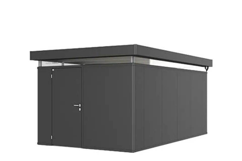 Biohort | Berging CasaNova 3 x 5 | Deur Linksdraaiend | Donkergrijs-Metallic Biohort | Berging CasaNova 3 x 5 | Deur Linksdraaiend | Donkergrijs-Metallic