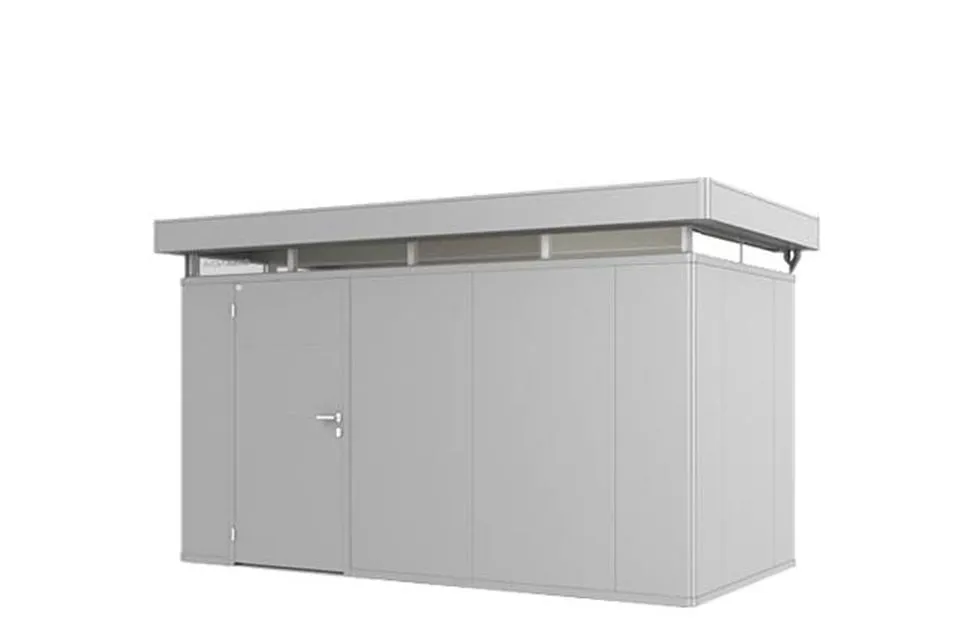 Biohort | Berging CasaNova 4 x 2 | Deur Linksdraaiend | Zilver-Metallic Biohort | Berging CasaNova 4 x 2 | Deur Linksdraaiend | Zilver-Metallic