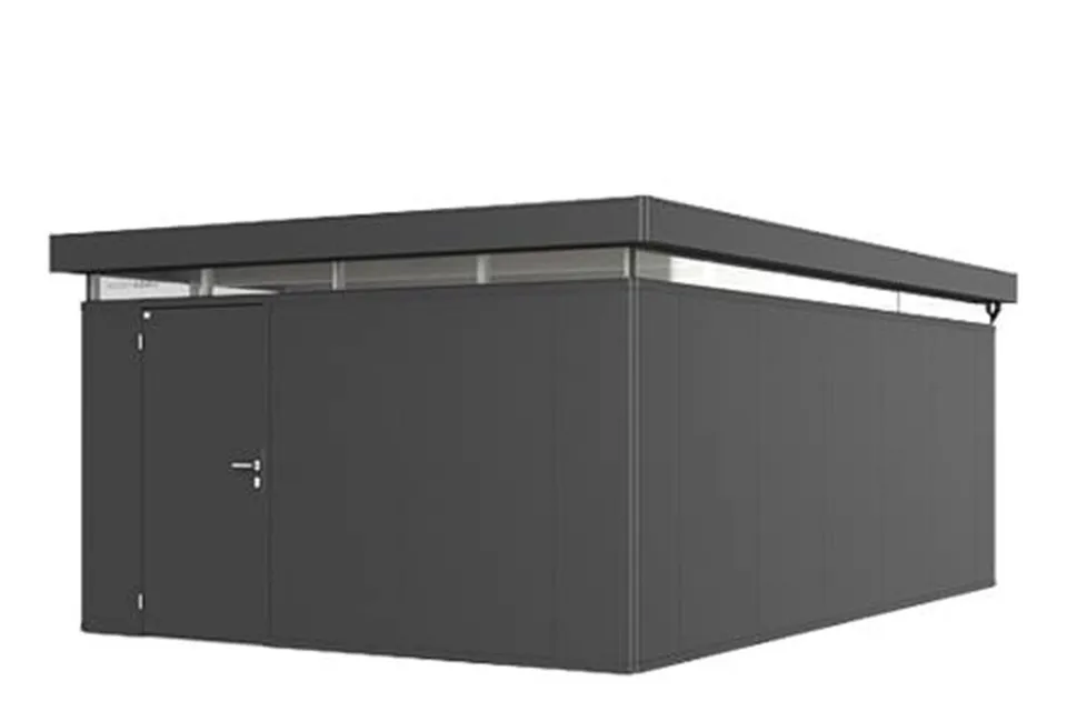 Biohort | Berging CasaNova 4 x 6 | Deur Linksdraaiend | Donkergrijs-Metallic Biohort | Berging CasaNova 4 x 6 | Deur Linksdraaiend | Donkergrijs-Metallic
