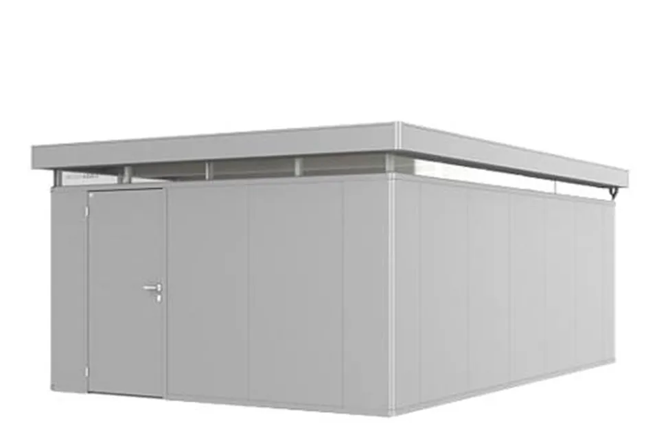 Biohort | Berging CasaNova 4 x 6 | Deur Linksdraaiend | Zilver-Metallic Biohort | Berging CasaNova 4 x 6 | Deur Linksdraaiend | Zilver-Metallic