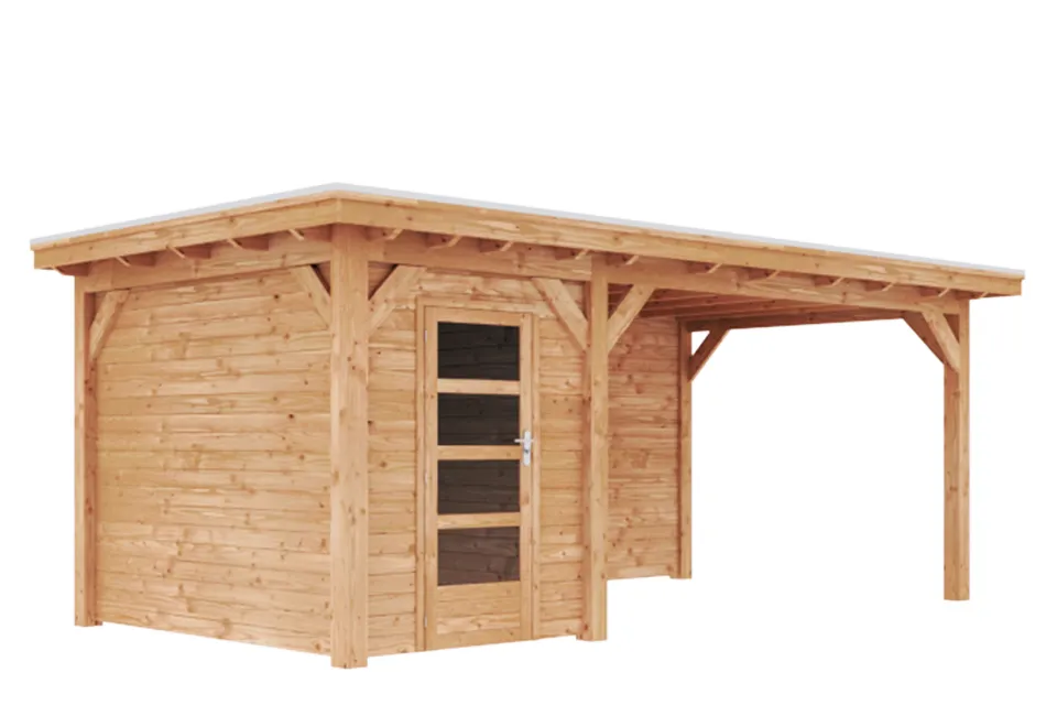 Duxwood | Tuinhuis Bern met Luifel 400 cm