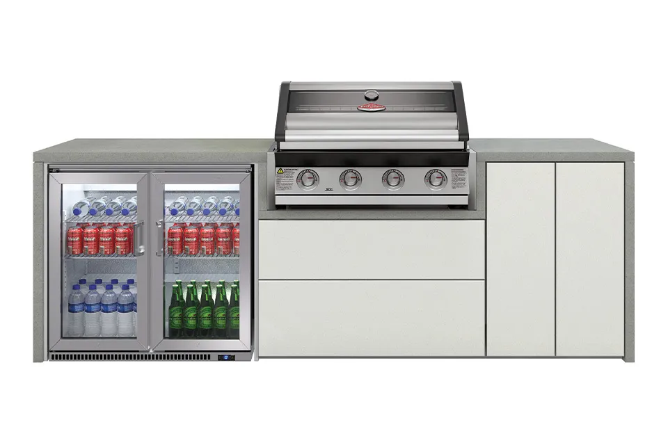 Beefeater | Buitenkeuken Element Harmony 4 Brander | Double Fridge Pack Modules Only Beefeater | Buitenkeuken Element Harmony 4 Brander | Double Fridge Pack Modules Only
