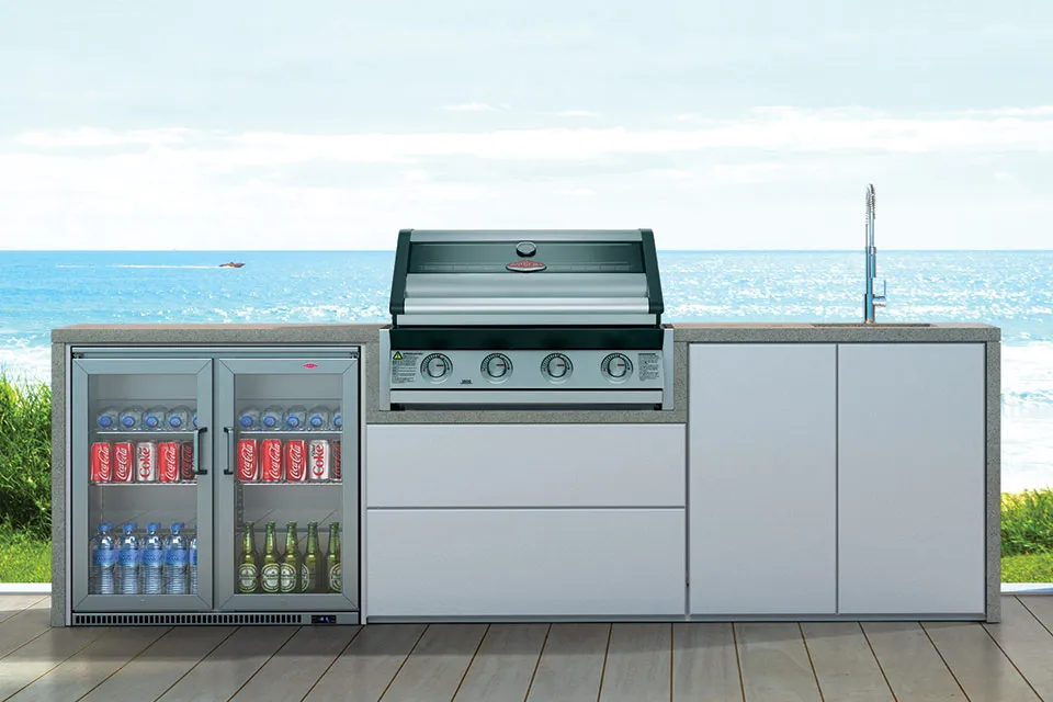 Beefeater | Buitenkeuken Element Harmony 4 Brander | Double Fridge, Sink & Tap Pack Modules Only