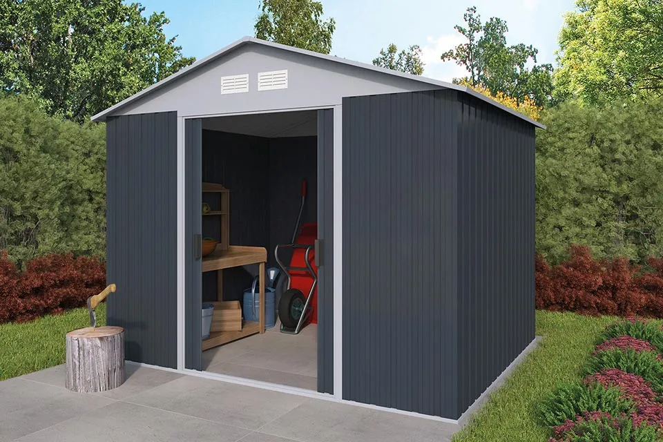 Tuindeco | Metalen Tuinhuis | Brons