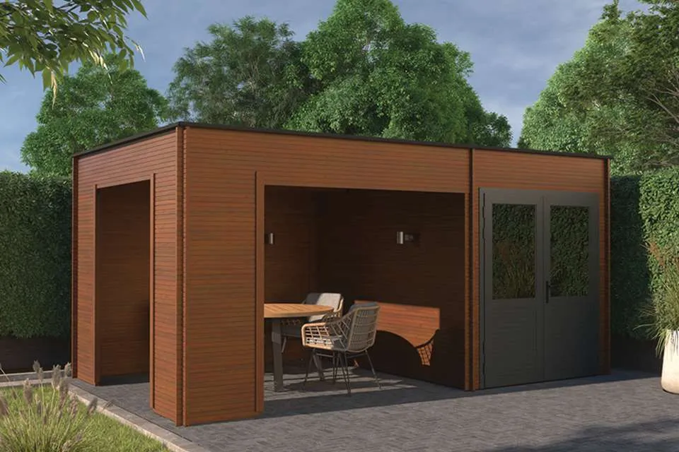 Fonteyn | Tuinhuis Bruxelles met Overkapping 500 Fonteyn | Tuinhuis Bruxelles met Overkapping 500